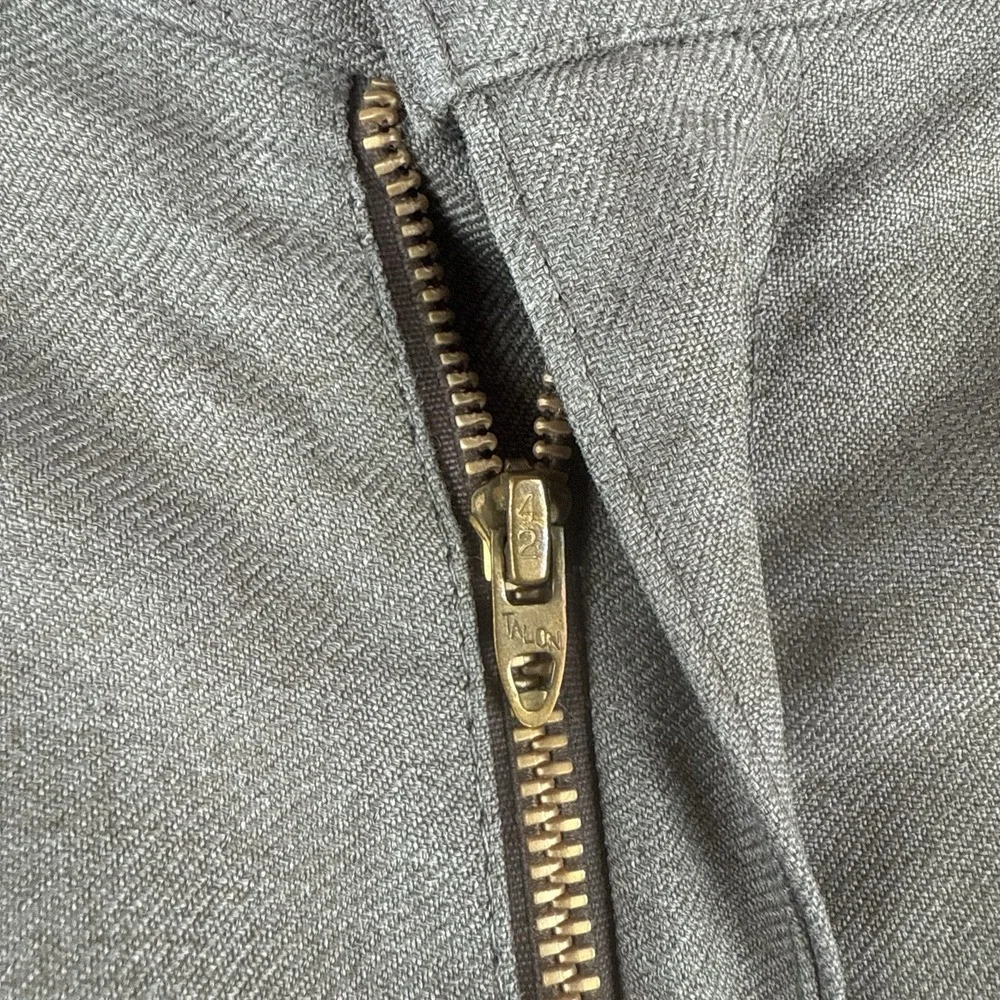 VTG 80s Levis Pants Mens 38x31 Beige 517 Sta Prest Talon Zip Ranchwear Bootcut